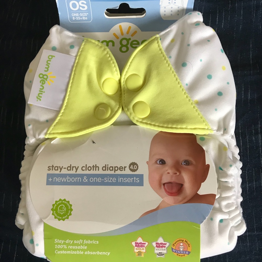Bum Genuis Clothe Diaper New
